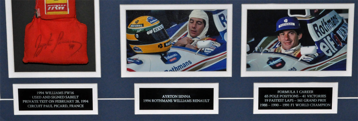 Ayrton Senna 1994 Williams Racing Race Used Gloves