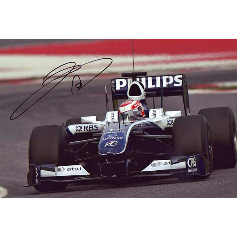 Kazuki Nakajima Signed 8X12 inches 2009 Williams F1 Team Photo