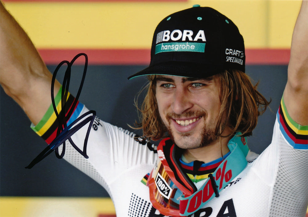 Peter Sagan Signed 5X7 inches 2017 TDF BORA - hansgrohe Photo – Formula ...