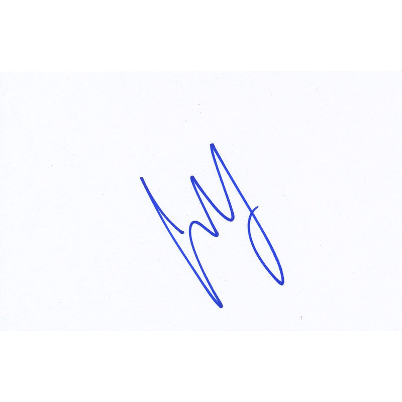 Carlos Sainz Jr Signed 4X6 inches white paper card – Formula World Shop ...