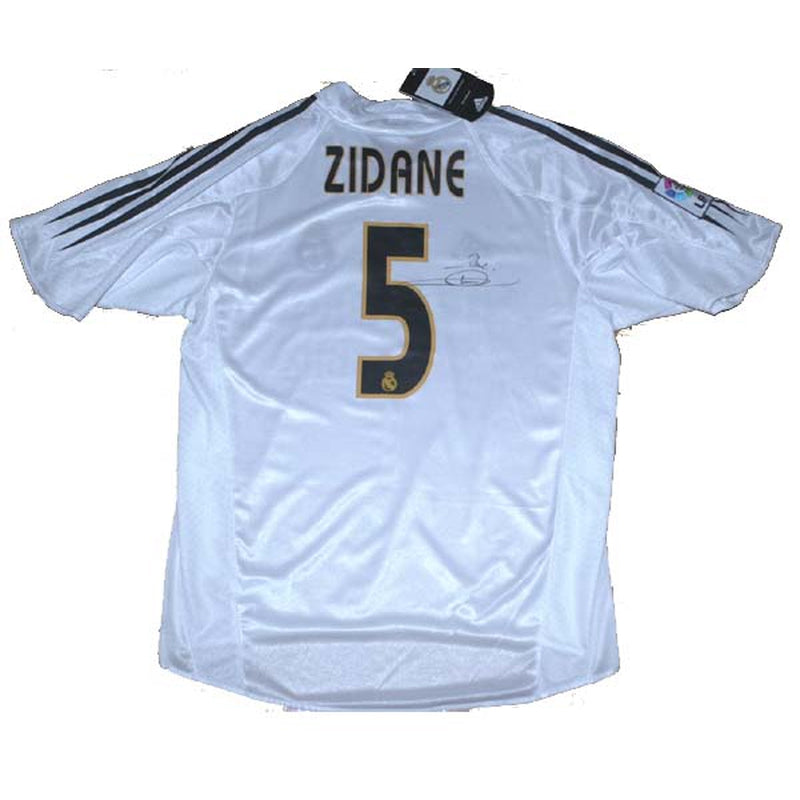 Zinedine Zidane - Football Star - Signed Official Real Madid Jersey ...